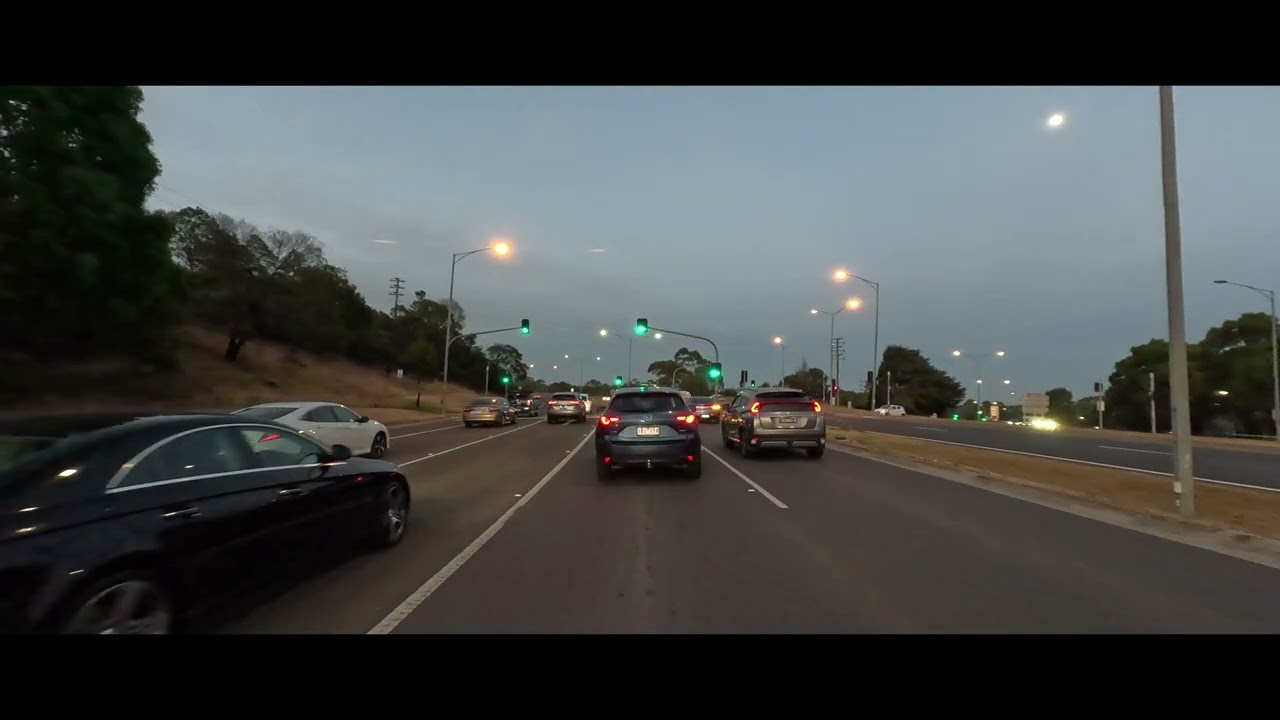 SLOW TV - Driving West Across Melbourne