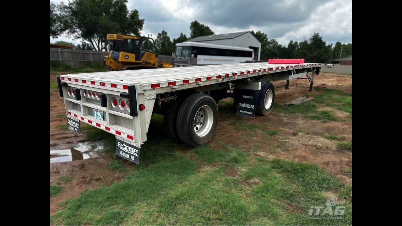 2020 Reitnouer 53ft Flatbed Trailer - All Aluminum, Aluminum Floor, Spread Axle, Toolbox