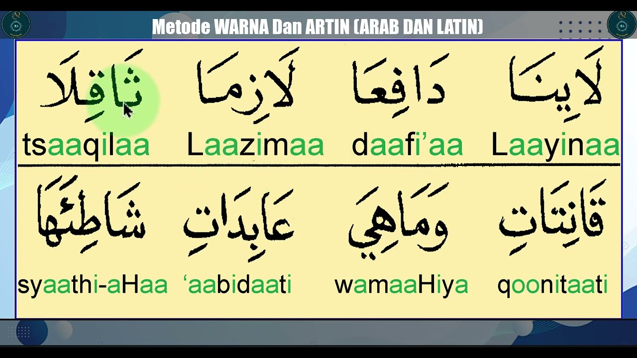 BELAJAR IQRO 3 - DIBACA LATIN - BAGIAN 1 - HALAMAN 3 - 11 - BELAJAR NGAJI DENGAN MERTODE ARTIN