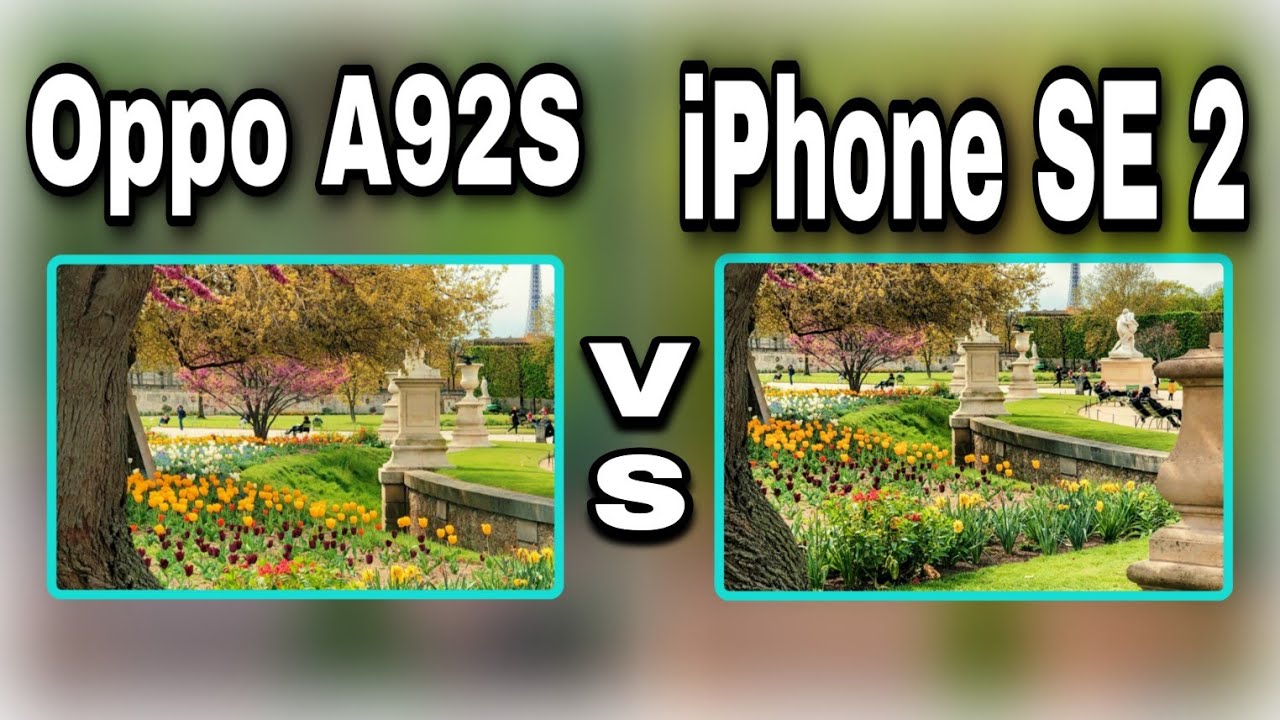Oppo A92S VS iPhone SE 2 Camera Test