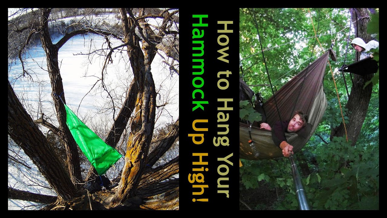 Tree Camping (Part 2) How to Setup a Hammock for Tree Climbing Tutorial
