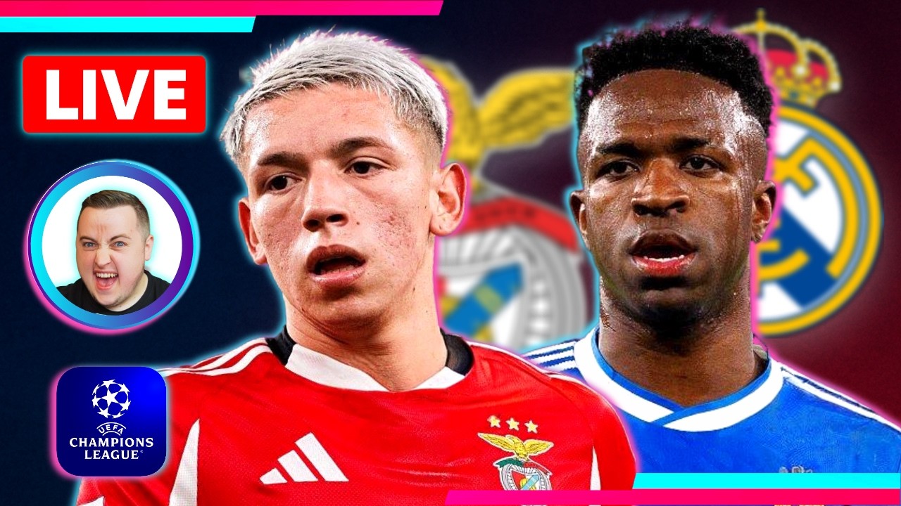 Benfica vs Real Madrid LIVE | UEFA Champions League Watchalong