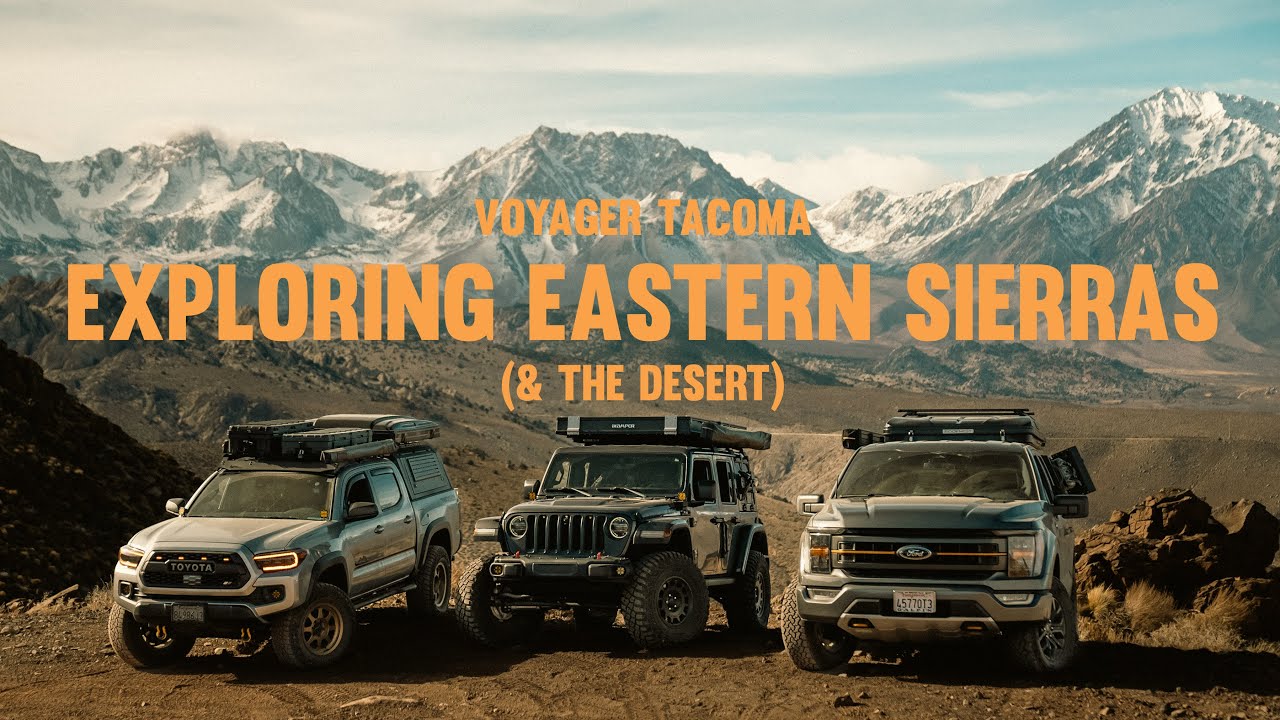 OVER-LANDING EXPLORING THE EASTER SIERRA'S & DESERT [COYOTE FLATS, ALABAMA HILLS, TRONA PINNACLES]
