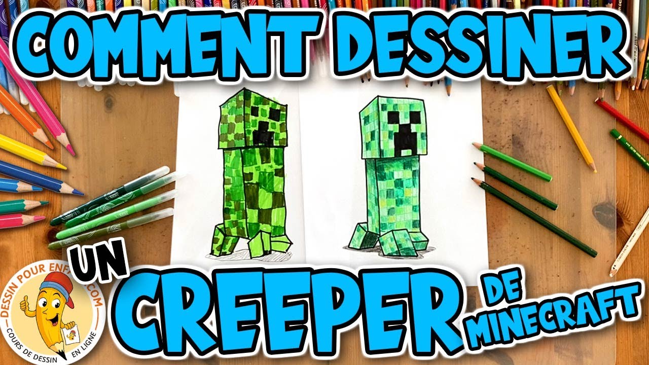 Comment dessiner un CREEPER très facile