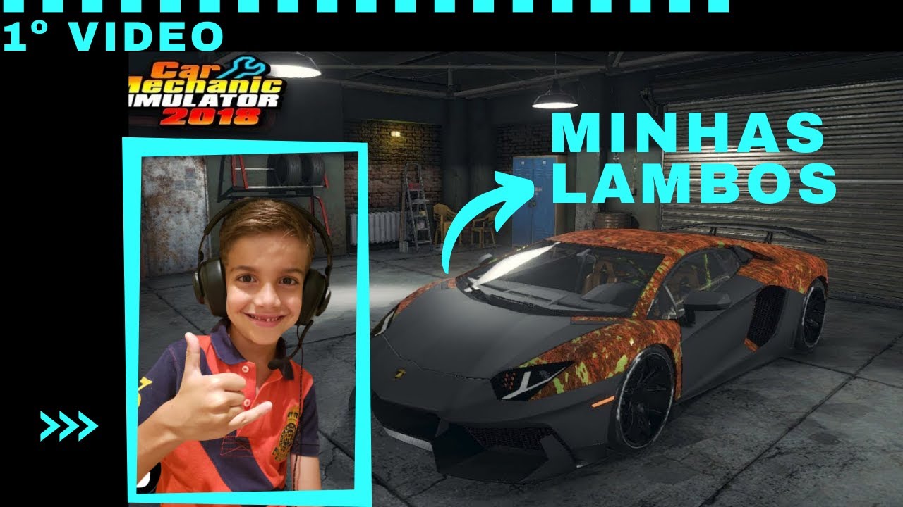 CAR MECHANIC SIMULATOR: MEU PRIMEIRO VÍDEO COM 6 ANOS!!!!!!