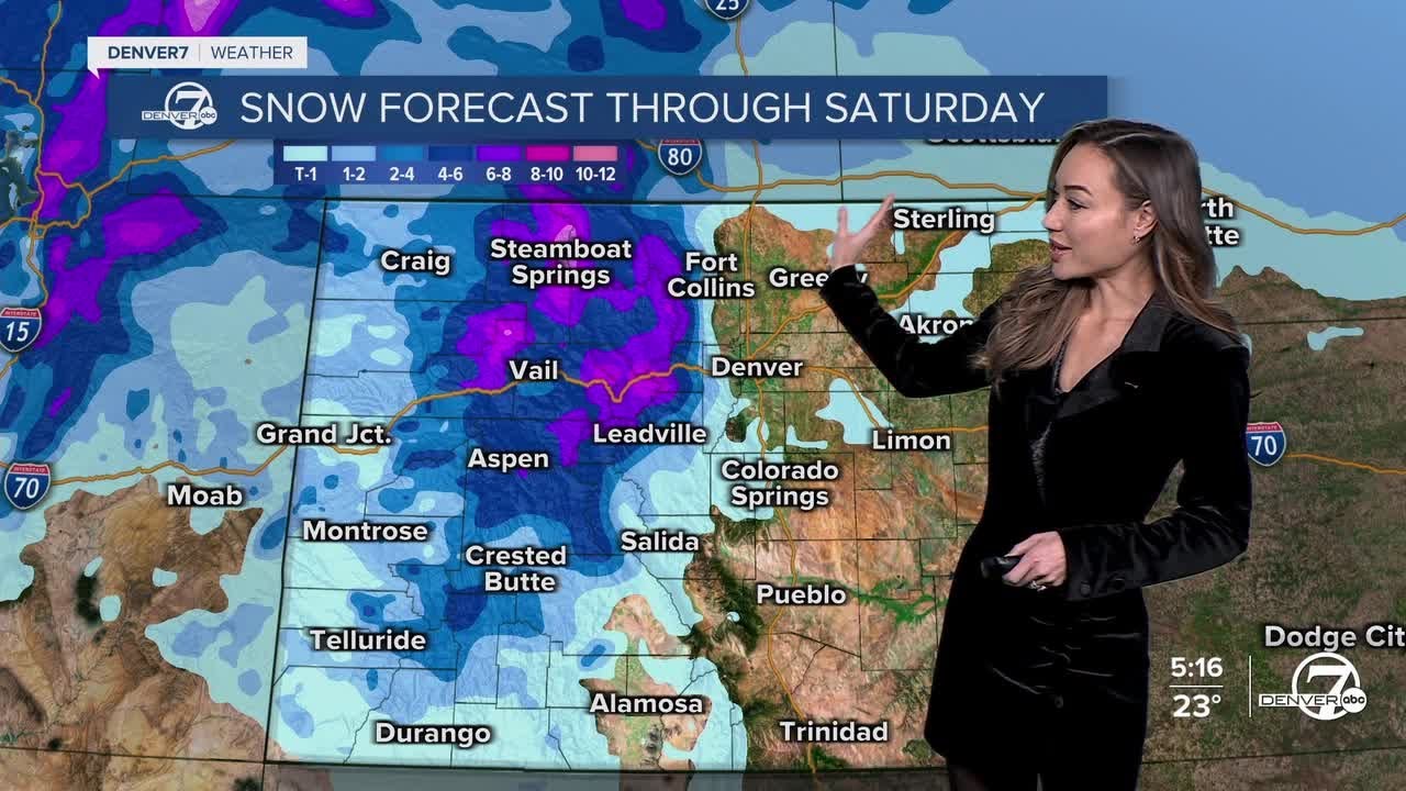 Increasing clouds Thursday in Denver, with more mountain snow on the way