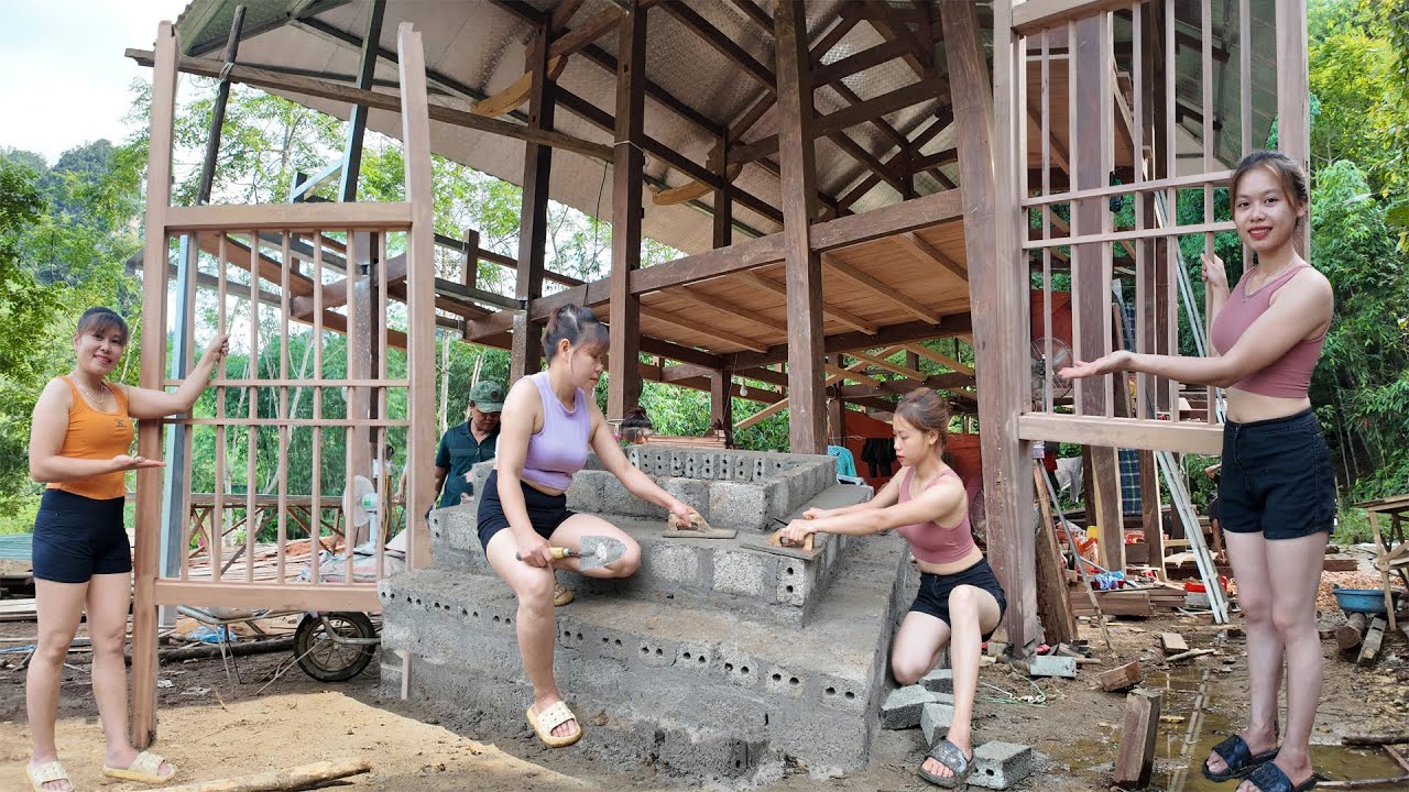 Full video 50 days: girl restores and maintains house from old to new