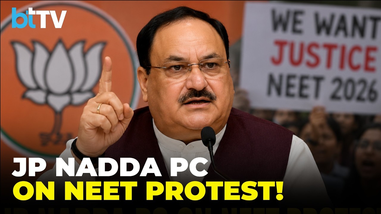 LIVE: JP Nadda Press Conference On NEET Protest | BJP Responds To Jantar Mantar Protest