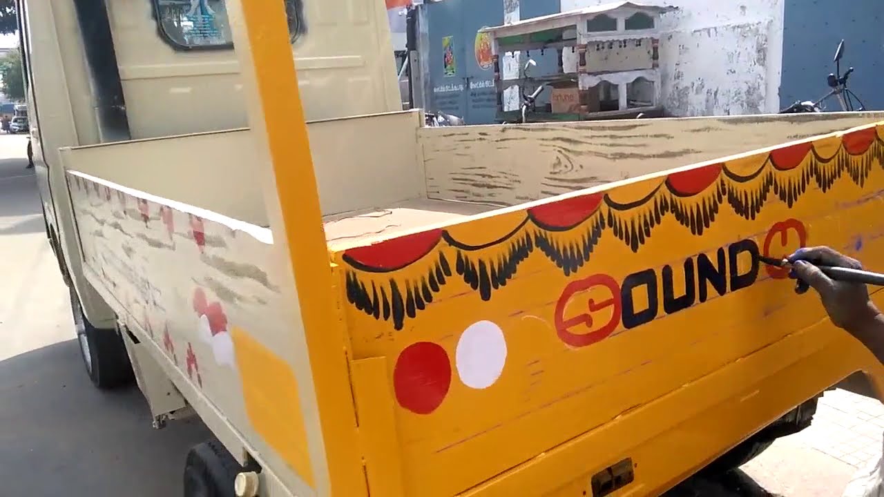 TATA ACE LETTER PAINTING for FC - Tamil-English -Balaj Arts