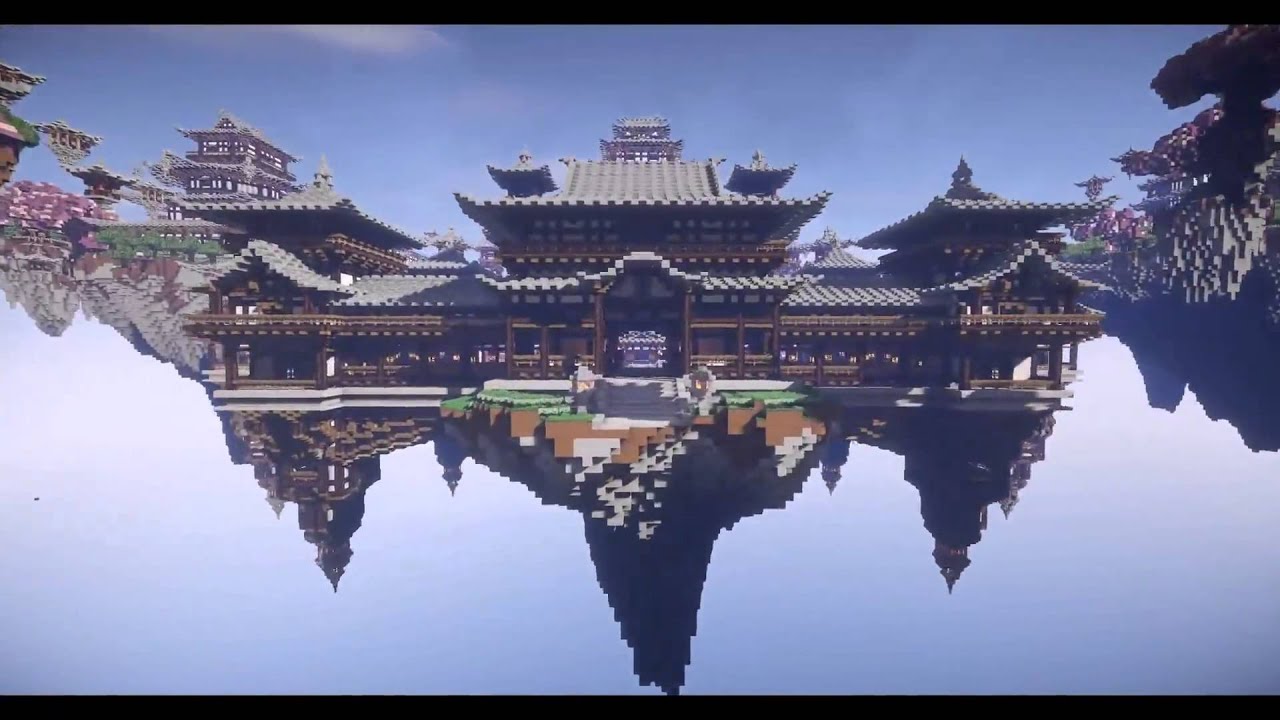 Minecraft Asian style city map  [city of mirage]