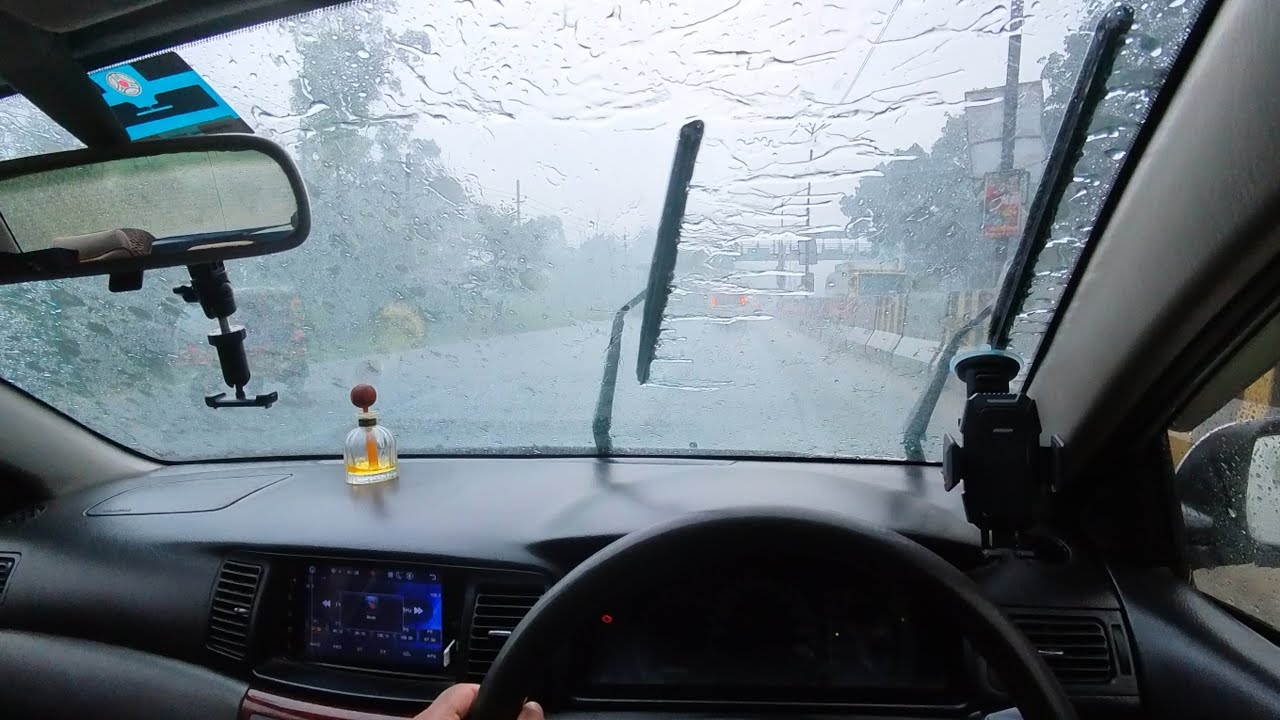 Driving in the Rain | ঝুম বৃষ্টিতে সাভার টু ঢাকা | POV Driving
