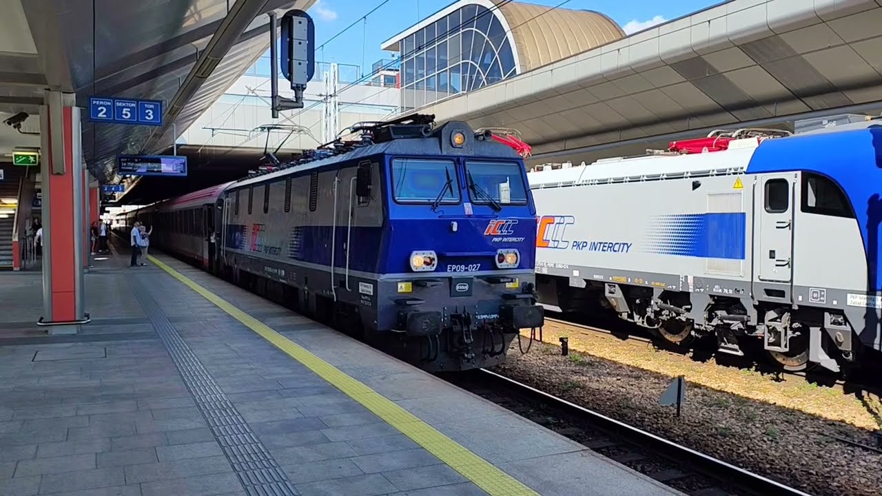 Prawie 1h składanka Pociągi Kraków Główny i Warszawa Zachodnia + Przejazdy KML, IC 20.08.2025