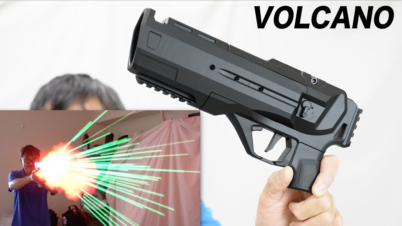 Acetic Volcano マズルフラッシュ・トレーサー・グレネードランチャーと専用カートリッジと瞬間でBBが入るすごいローダー Spowner acehive