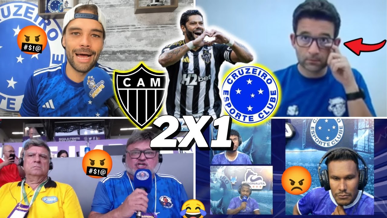 REAÇÕES DOS CRUZEIRENSES REVOLTADOS COM DERROTA DE VIRADA - ATLÉTICO-MG 2X1 CRUZEIRO