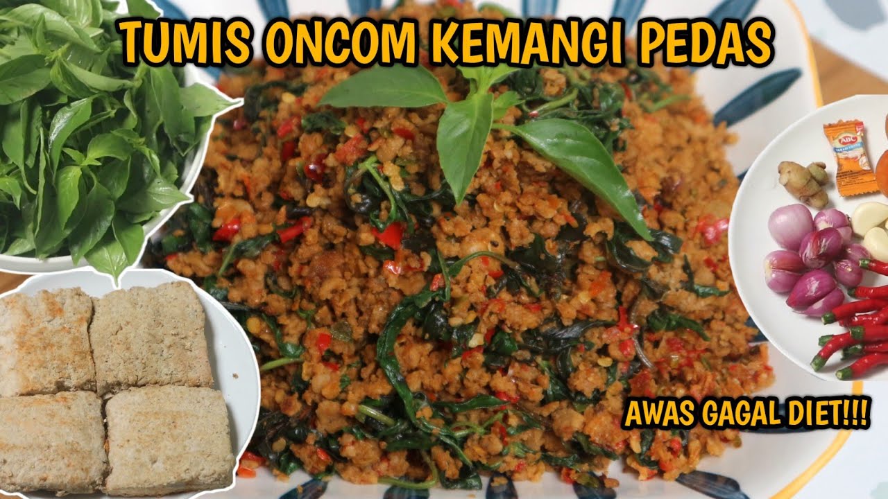 MASAKAN SEDERHANA SEHARI-HARI PALING ENAK!! TUMIS ONCOM KEMANGI PEDAS | SEMUA ORANG MENYUKAINYA