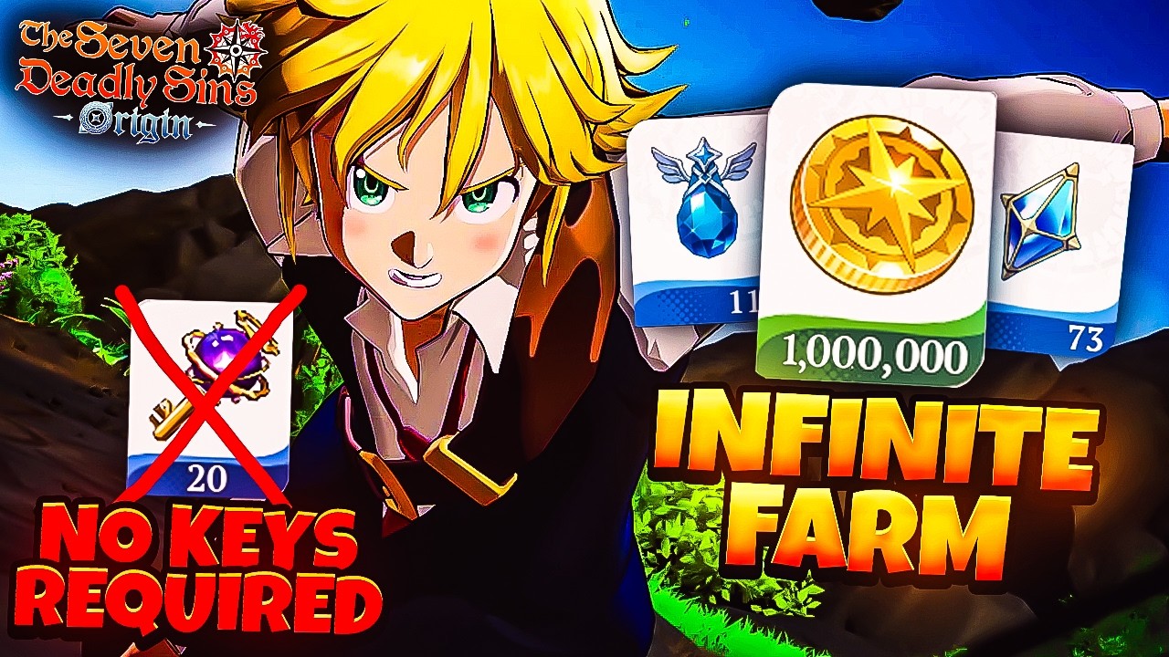 INFINITELY FARM GOLD & MATS WITH NO KEYS/STAMINA USED!! FREE GOLD FARM STRAT | 7DS Origin