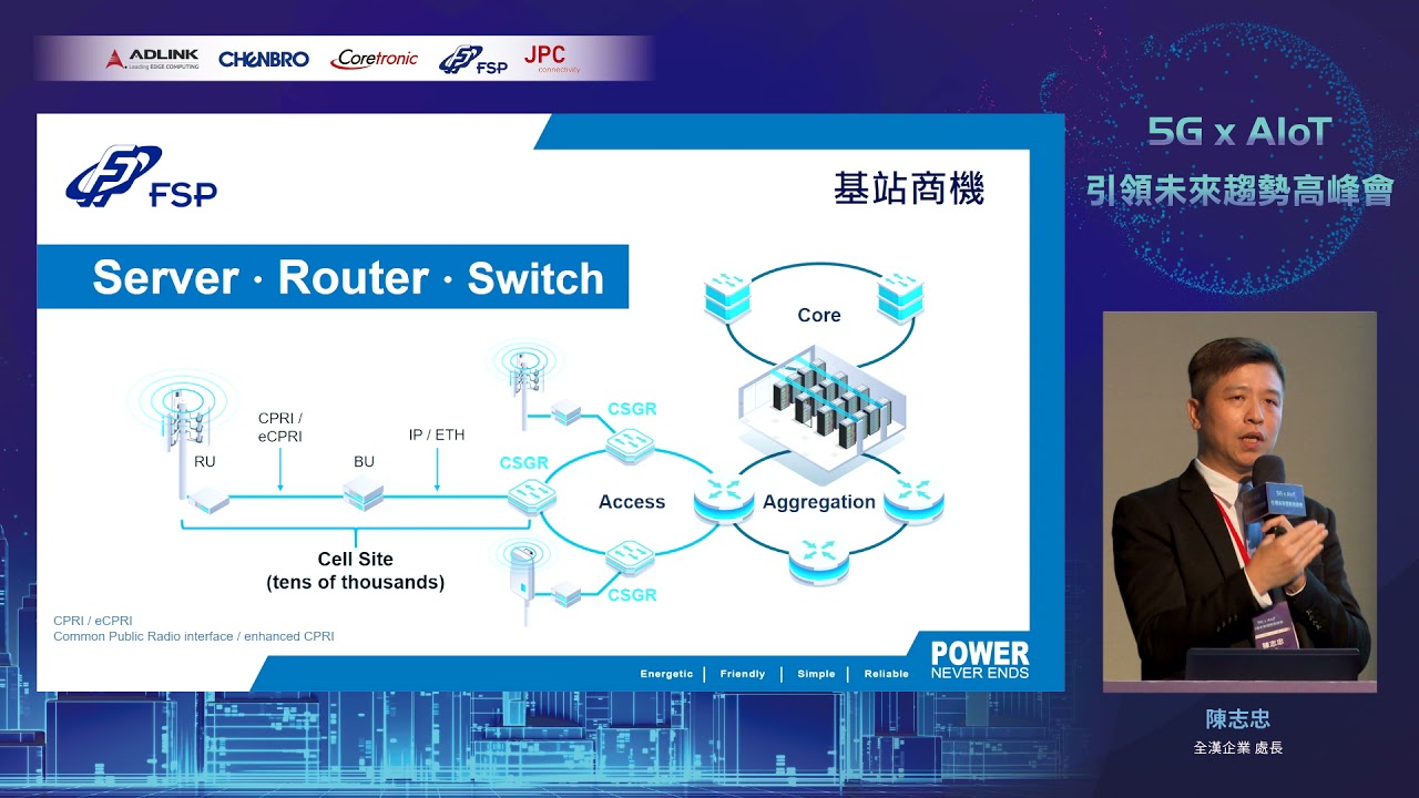 【以O-RAN淺談5G通訊設備的電源解決方案】FSP Group
