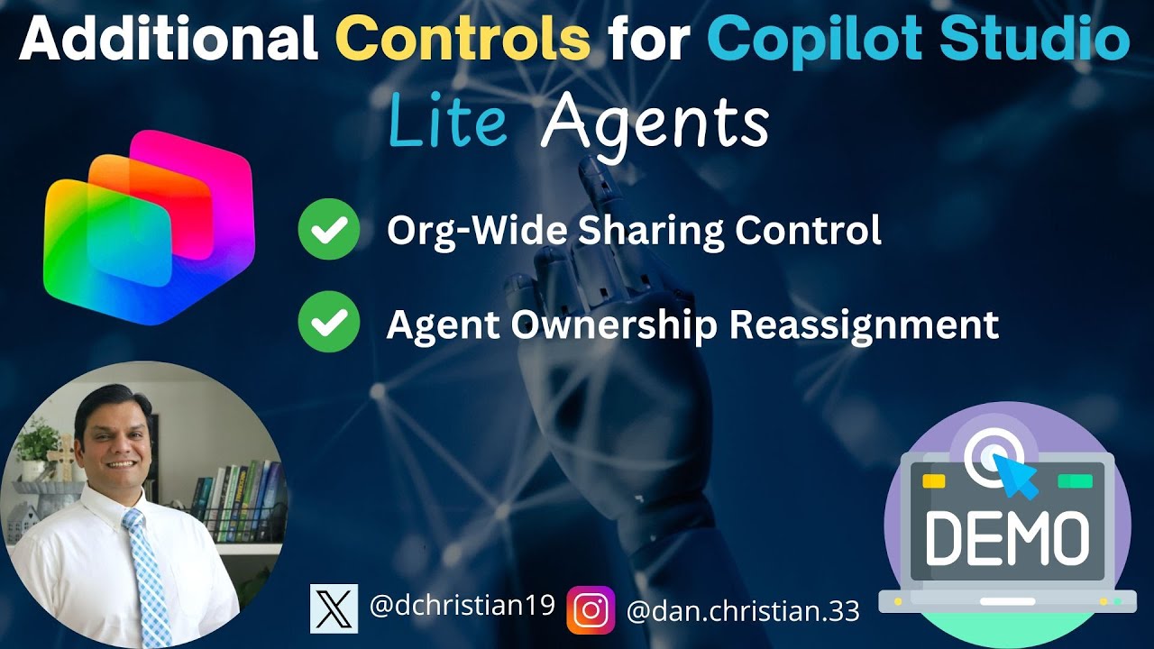 Дополнительные элементы управления для агентов Copilot Studio Lite!