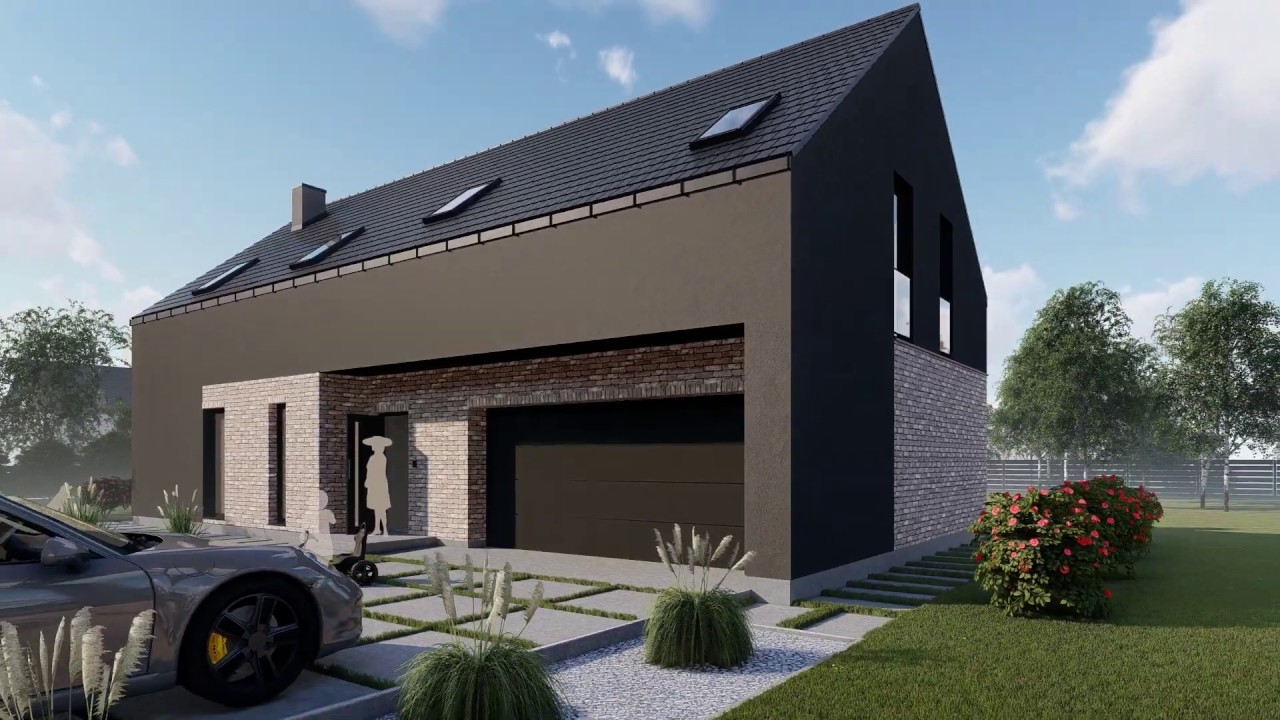Pracownia Nad Wartą - nowoczesna stodoła - projekt domu