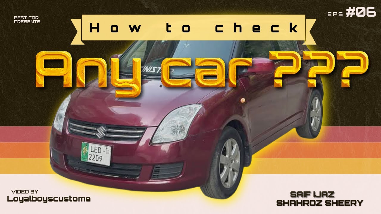 How to check any car without any inspection report 😆 Major points of cars 
