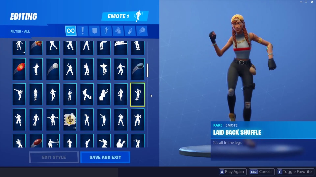FORTNITE LAID BACK SHUFFLE EMOTE
