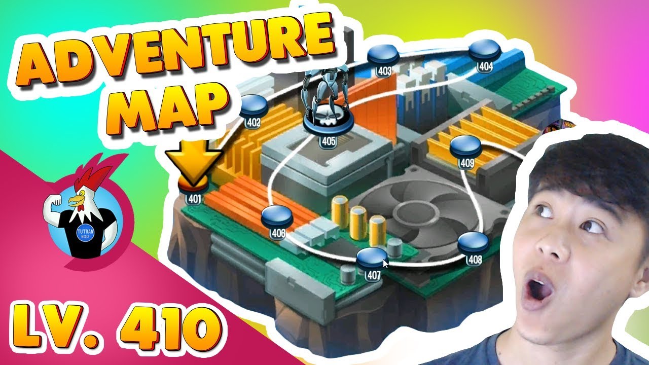 Monster Legends: Adventure map level 401 to 410 - Arcade Boss