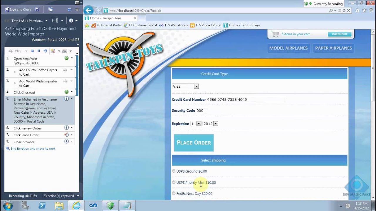 Authoring and Running Shared Steps within Test Case Using Microsoft Test Manager 11 Beta