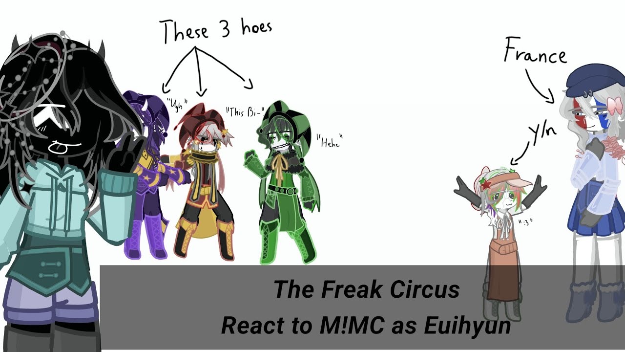 The Freak Circus react to M!MC AS Euihyun! //SHORT//RUSHED!!// Read desc!//