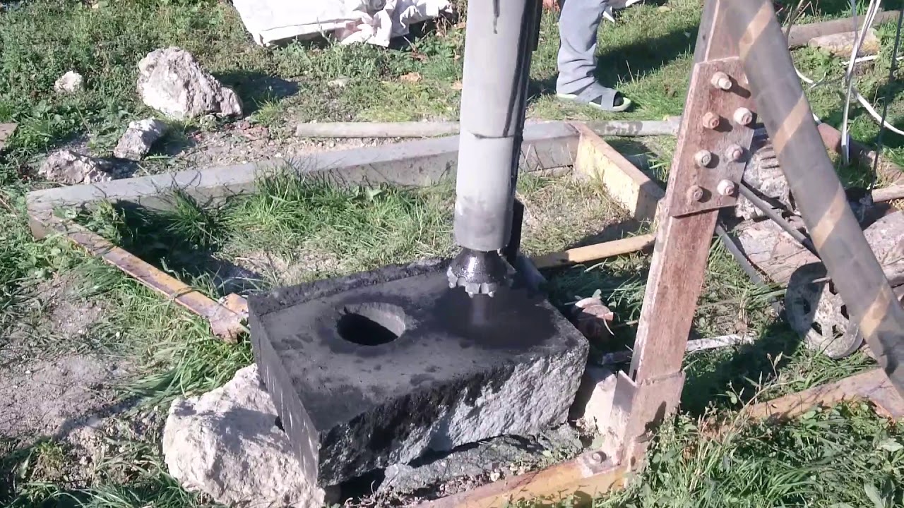 Пневмоударник П-110 3.2 Обкатка. Тест на граните