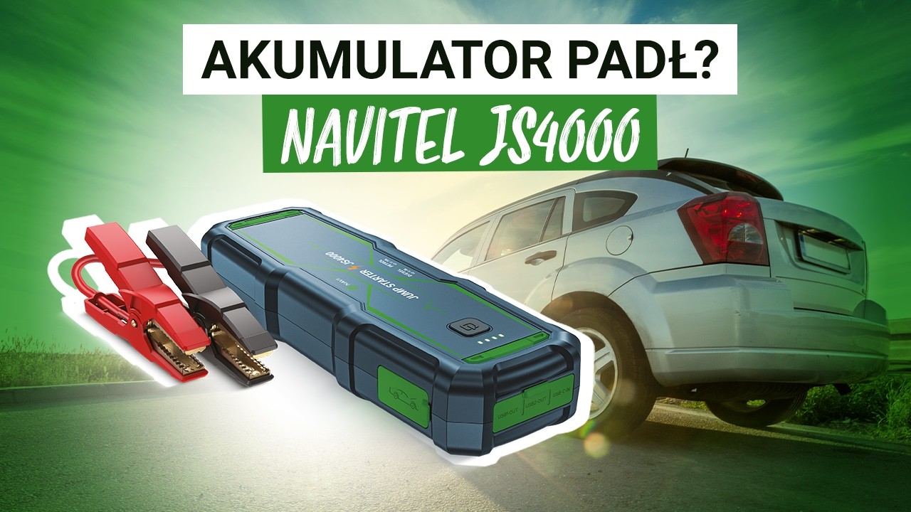 AUTO NIE ODPALA? Booster, który ratuje sytuację | NAVITEL JS4000