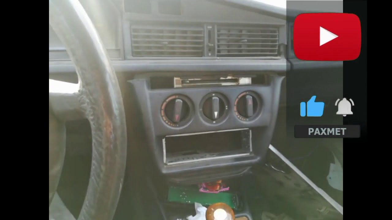 Мерседес 190 печканың радиаторын ауыстыру