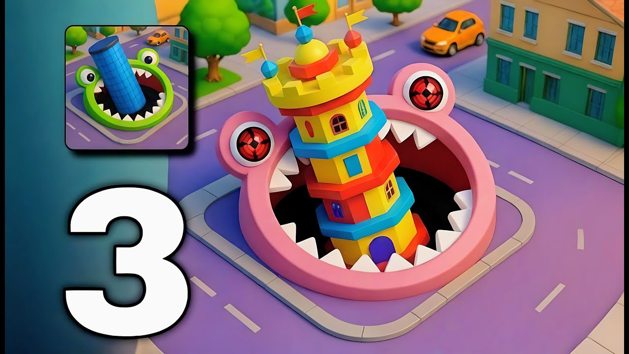 Hole.Io Gameplay Part 3 - Walkthrough (Android / IOS)  Gameplay 