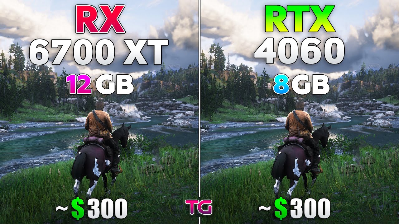RTX 4060 vs RX 6700 XT - Test in 10 Games | DLSS3 | 1440p
