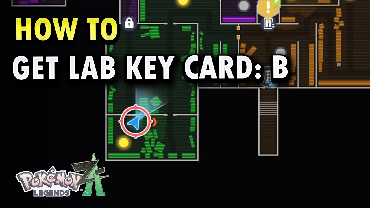 How to Get Lab Key Card B - Pokemon Legends Z-A