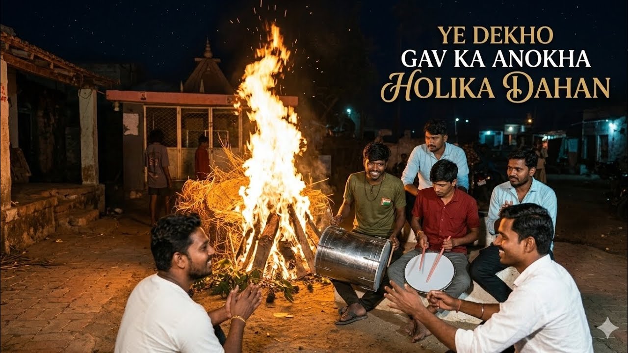 Chhattisgarh me holika dahan es prakar manaya jata hai
