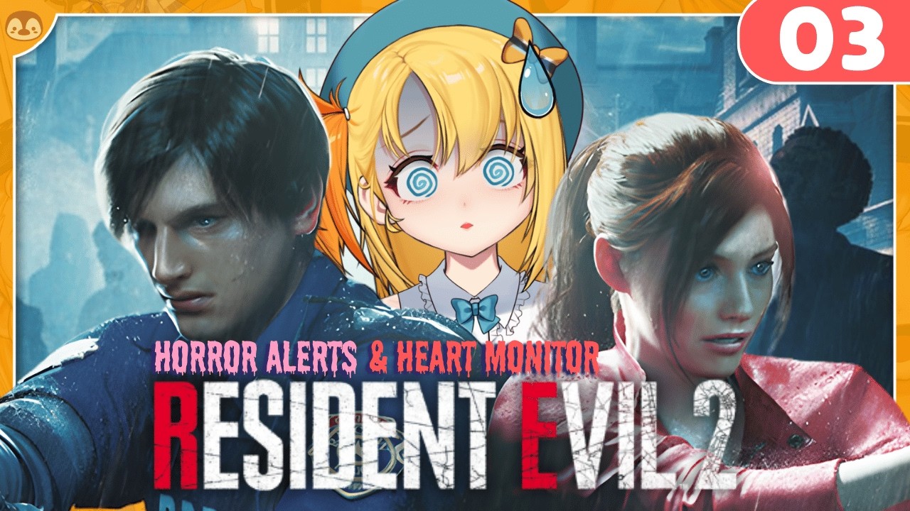 【Resident Evil 2】 MomVTuber playing RE 2! Can she overcome her fear?