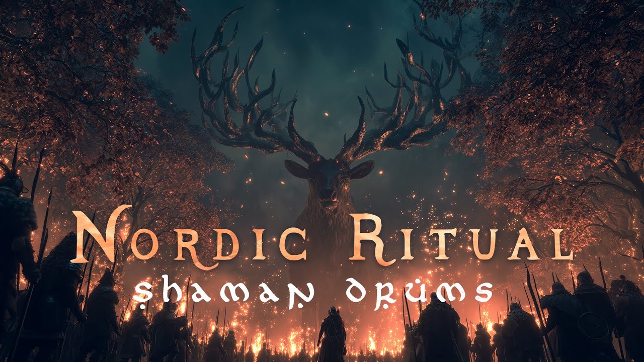 Tribal Storm Ritual: Flowing Nordic Drums & Sacred Bells