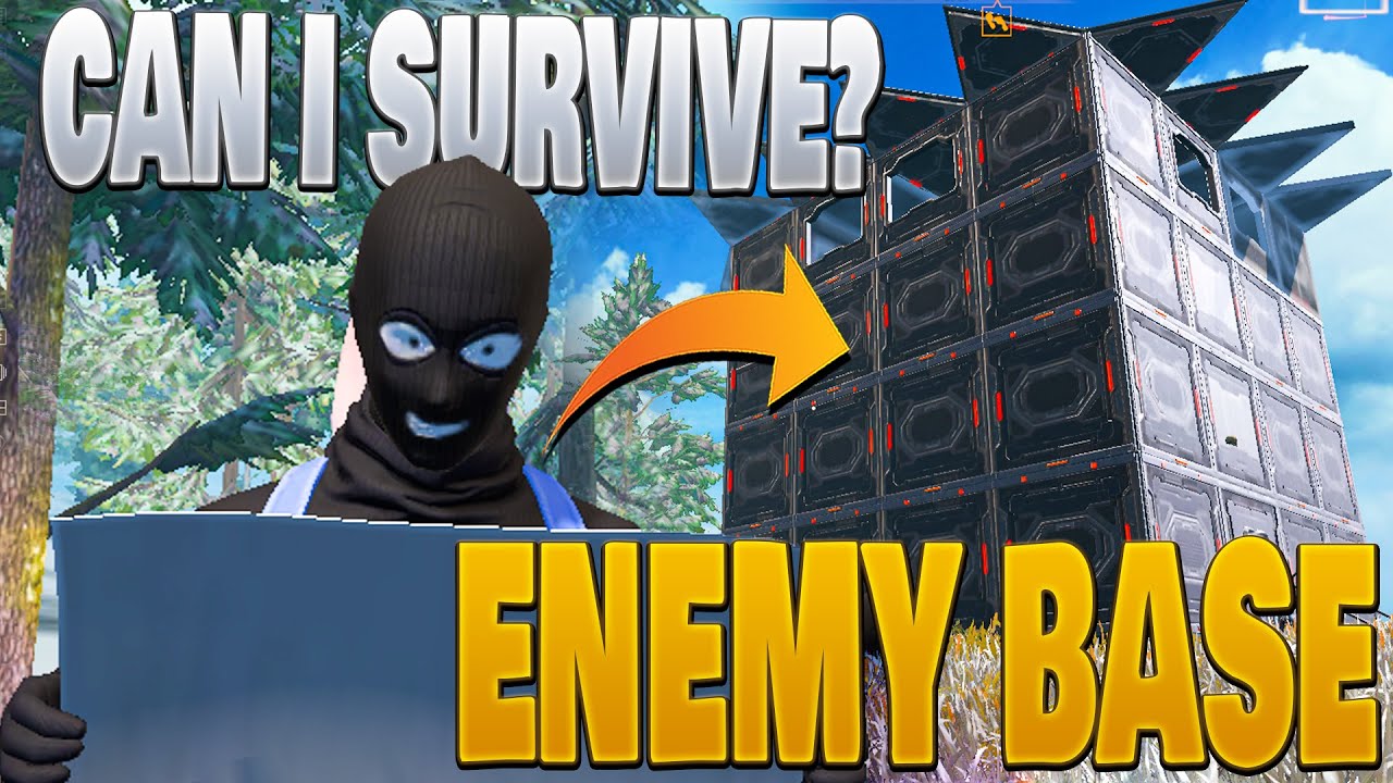 I BUILT MY BASE NEXT TO ENEMY BASE  CAN I SURVIVE FROM ENEMY RAID SOLO JUMP LAST ISLAND OF SURVIVAL