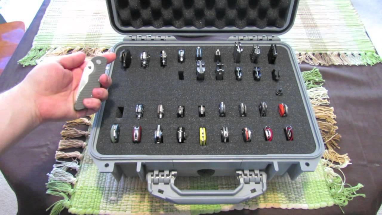 Knife Storage using Pelican Case 1450