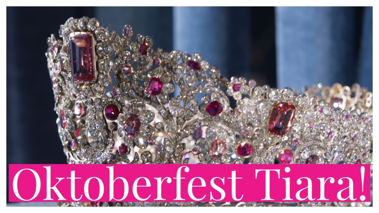 The Oktoberfest Tiara!! The Bavarian Ruby and Spinel Parure Tiara in Munich, Germany