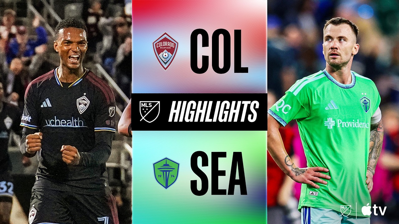 Colorado Rapids vs. Seattle Sounders FC | Full Match Highlights | Whittaker BRACE & 6-GOAL THRILLER!