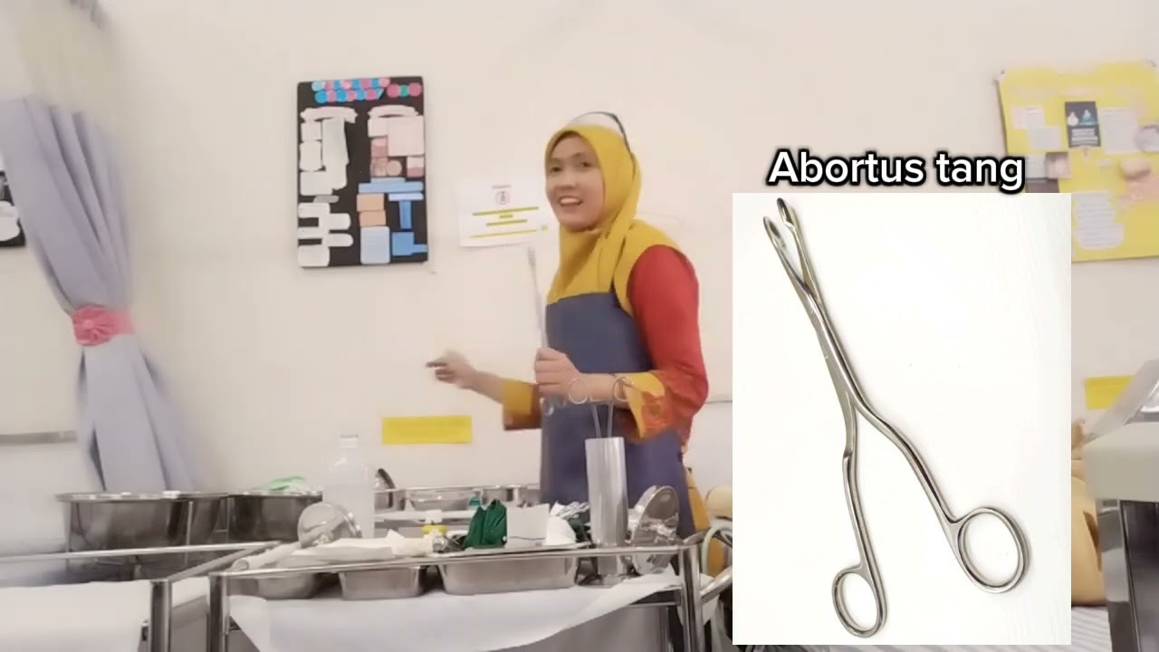 Pengenalan dan persiapan alat kuretase