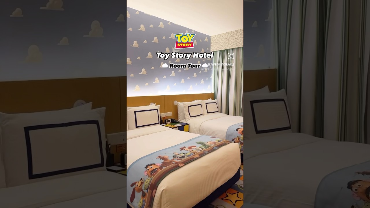 ☁️ Shanghai Toy Story Hotel Room Tour #shanghaidisneyresort #toystory #shorts