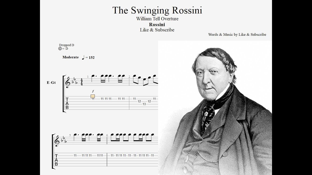 Rossini - William Tell Overture: Final (Guitar tab)