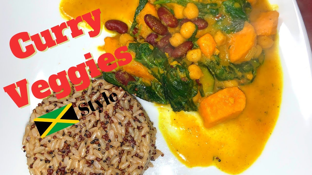 Curry Veggies | Vegan Recipe | (Jamaican Style) | CookingwithNichole
