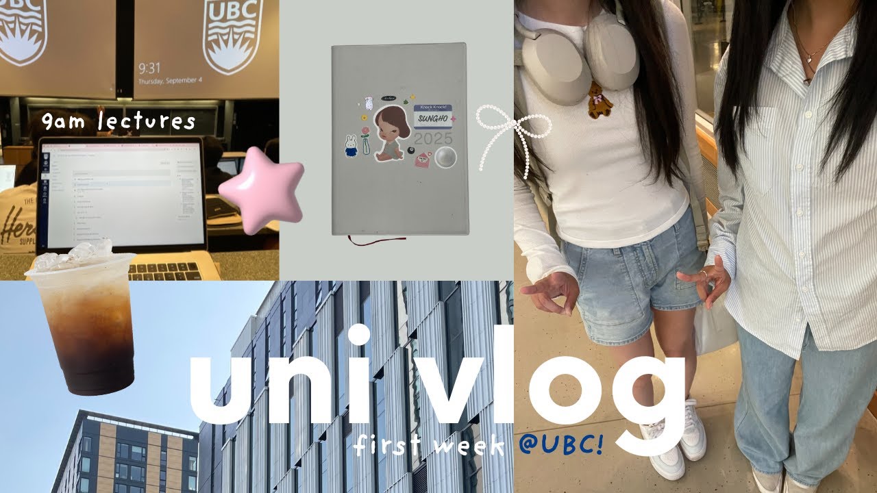 first week of uni @UBC  🧪 | orientation day, data sci grind, chill weekend + more! ⊹ ࣪ ˖