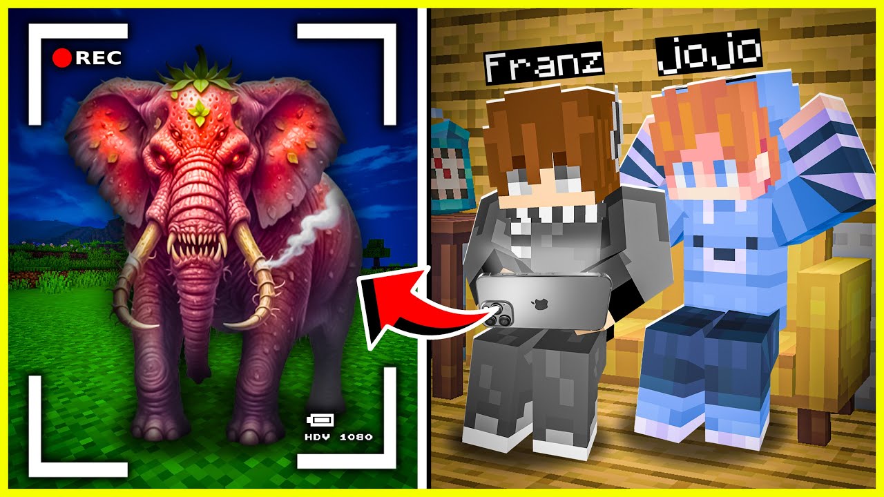 FRANZ & JOJO MELIHAT PENAMPAKAN ANOMALI GAJAH ANEH di MINECRAFT