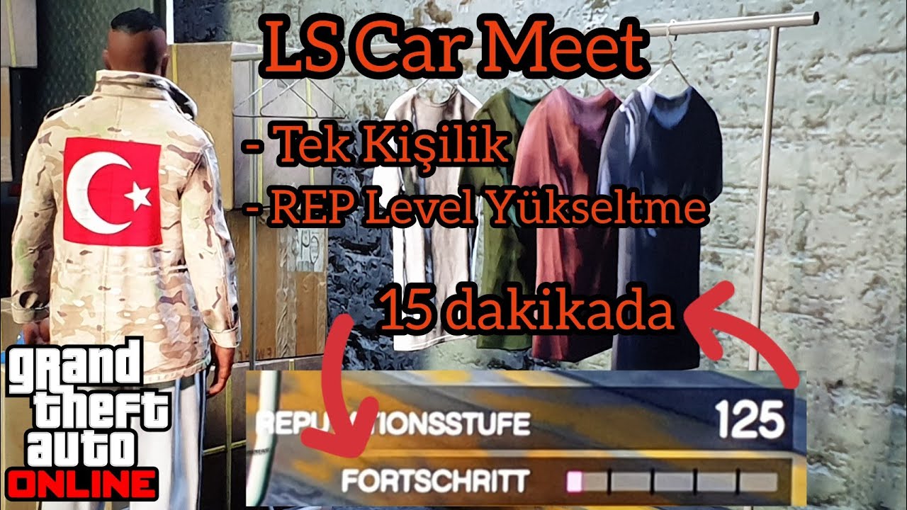 Gta 5 Online - LS Car Meet - Tek Kişilik Reputation Level Yükseltme | Detaylı Anlatım