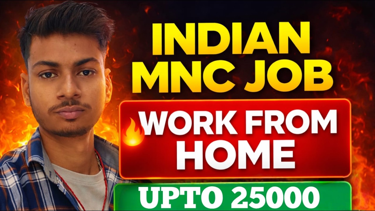 📌Indian MNC Work From Home Jobs 2026 | TCS Wipro Infosys Hiring 😯 | Freshers Apply Now👈