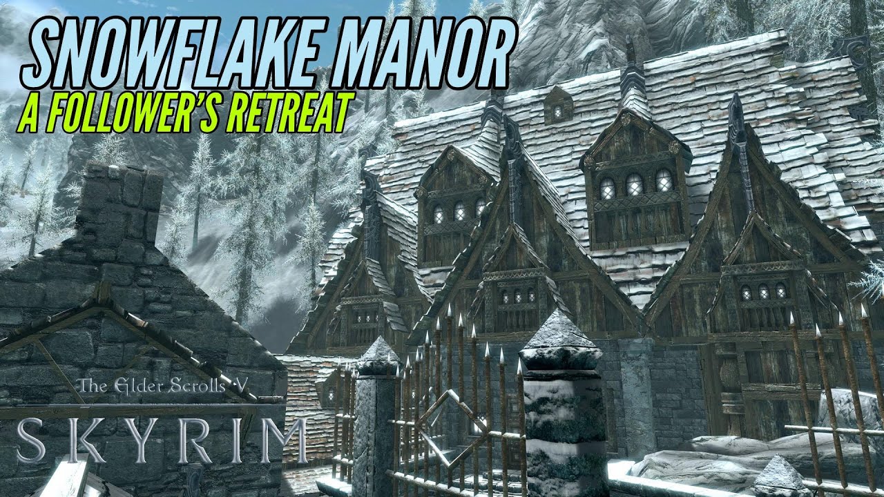 Skyrim PS4 Mods: Snowflake Manor